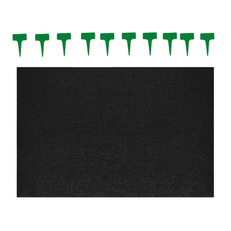 

Watering Mat 47x39Inch Thick Self-Watering Capillary Mat Thicken Wicking Pad With Label Stakes Hydroponics Garden Accessories