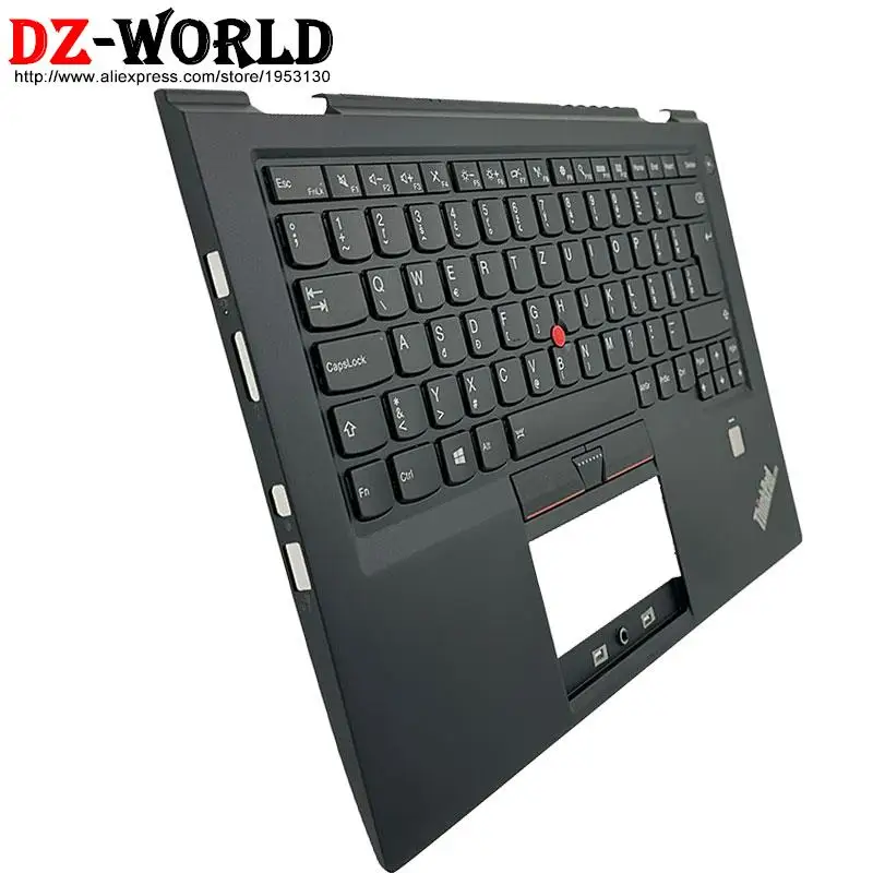 Backlit Keyboard With Shell Palmrest Upper Case C Cover for Lenovo Thinkpad X1 Carbon 4th Gen 4 Laptop US UK ES SP SK JP IT HB