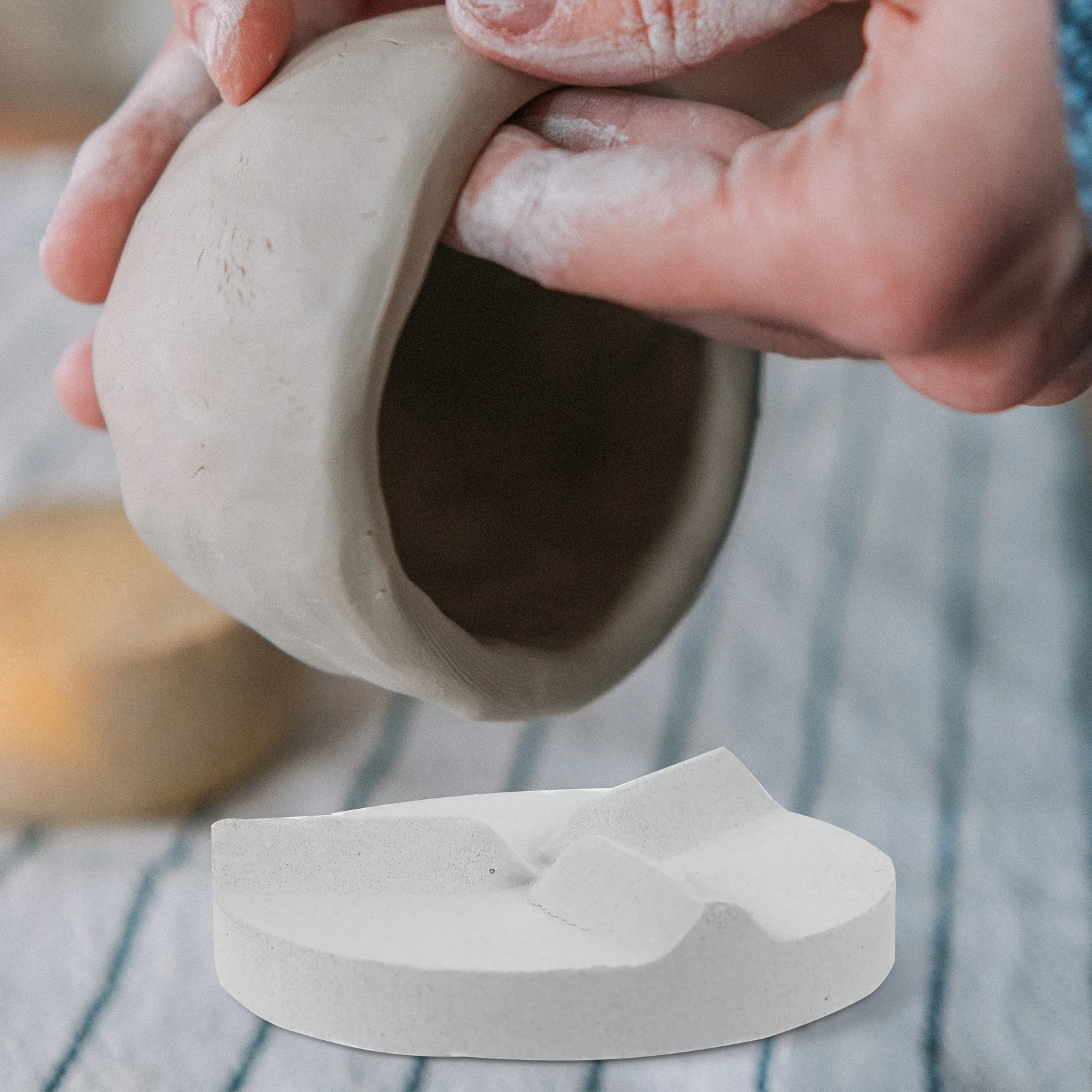 

4Pcs Refractory Ceramic Pottery Kiln Mat Firing Holder Durable Craftsmanship Jewelry Components