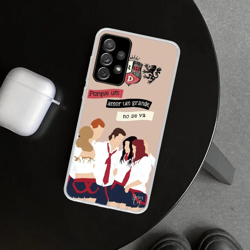 F-Fashion RBD R-Rebelde Phone Case for Samsung Galaxy A15 A25 A35 A55 A14 A24 A34 A54 A04S A13 A23 A33 A53 A03S A52 A12 A22 A32