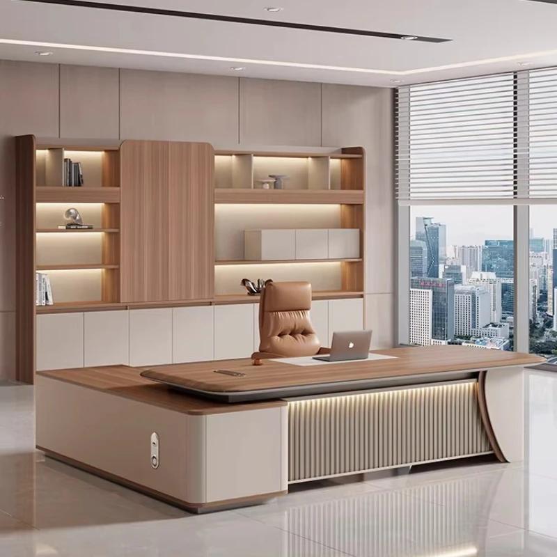 Simple and Modern Light luxury high end office desks and workstations Computer desk Room desks Desk organizer  furniture