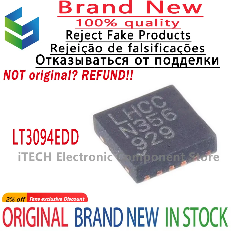 5PCS Original LT3094EDD IDD LHCC LT3094 DFN10