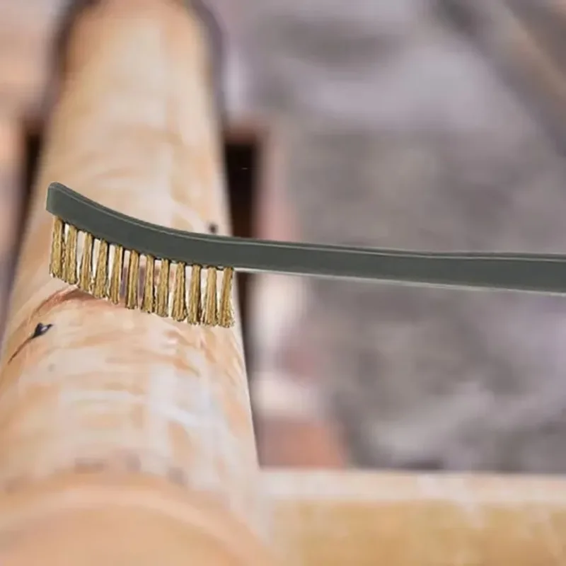 3 قطعة مجموعة فرشاة سلك تلميع العالمي الصيد بندقية تنظيف عدة التكتيكية بندقية بندقية تنظيف أداة لتنظيف الطلاء/الصدأ/الأوساخ