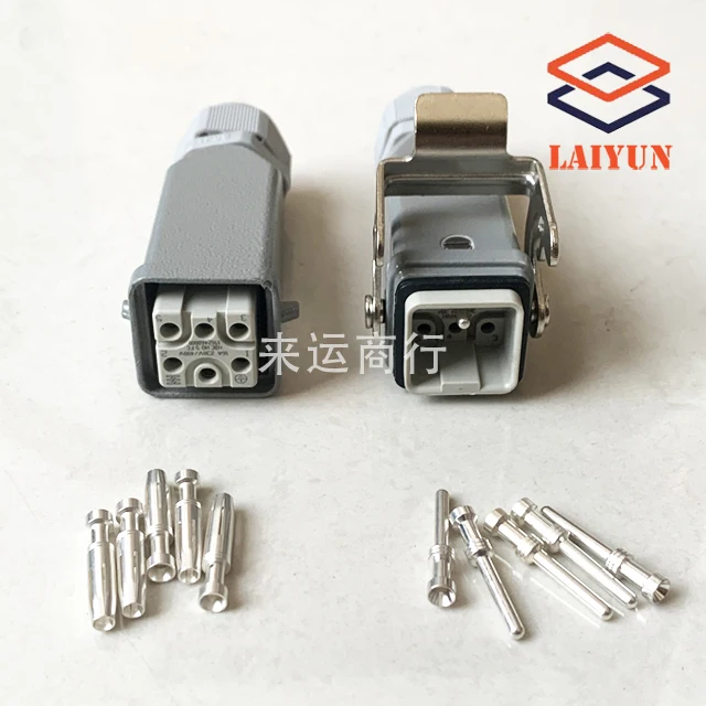 Dingli Handle Six Core Plug Square Joint Imported Connector Xingbang XCMG Zhonglian Scissor Fork Lift Car Universal