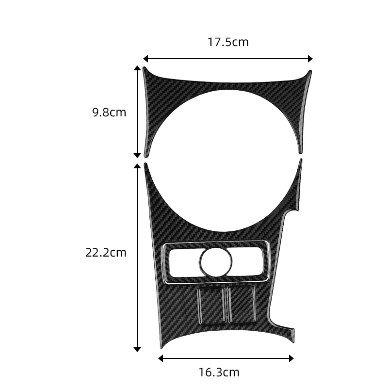 For Mazda RX-8 RX8 SE3P JM1FE 2004-2008 Gear Shifter Surround Sticker Automatic Transmission Panel Modified Cover Car Interior