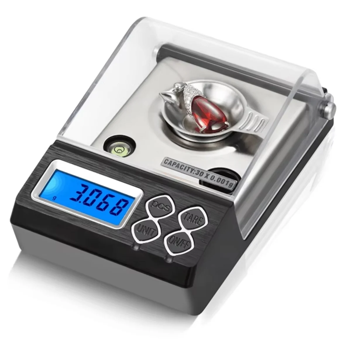 

2025+50g 0.001g Precision Portable Electronic Jewelry Scales Gold Germ Balance 0.001g Digital Counting Carat Milligram Scale
