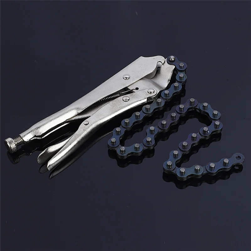 ABXF-Щипцы для цепи, удлиненный многофункциональный универсальный цепной хомутовый ключ промышленного класса 10 дюймов