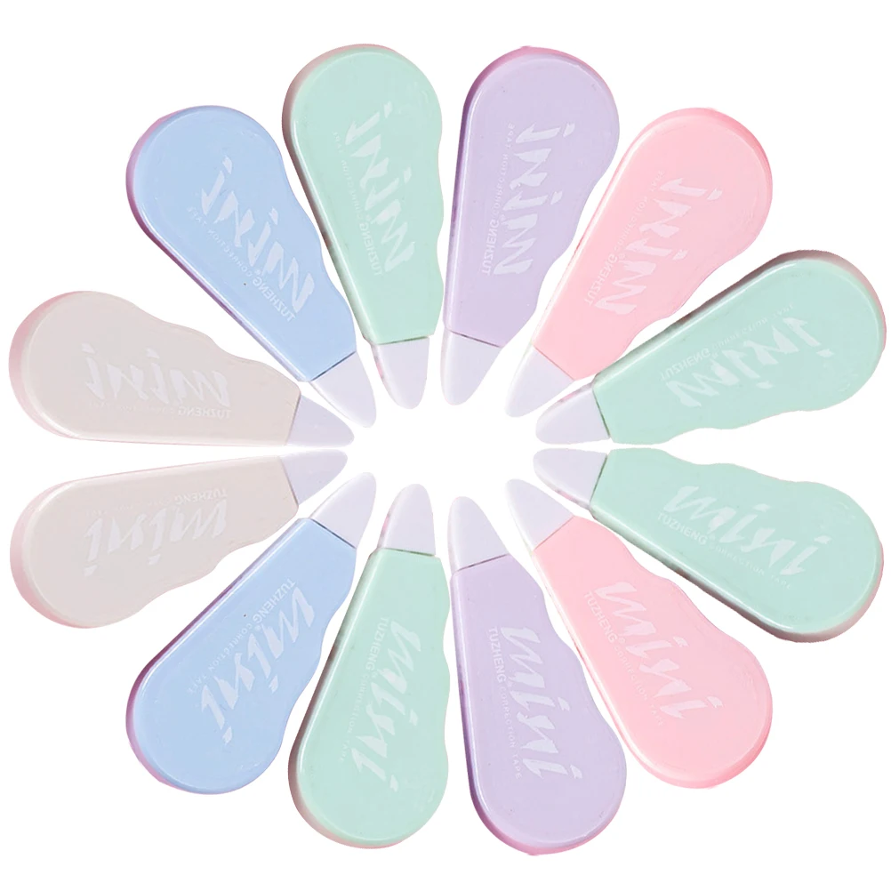 

12 Pcs Mini Correction Tape Creative Stationery Writing Tapes Compact Size For Students Safe Use On Paper Books