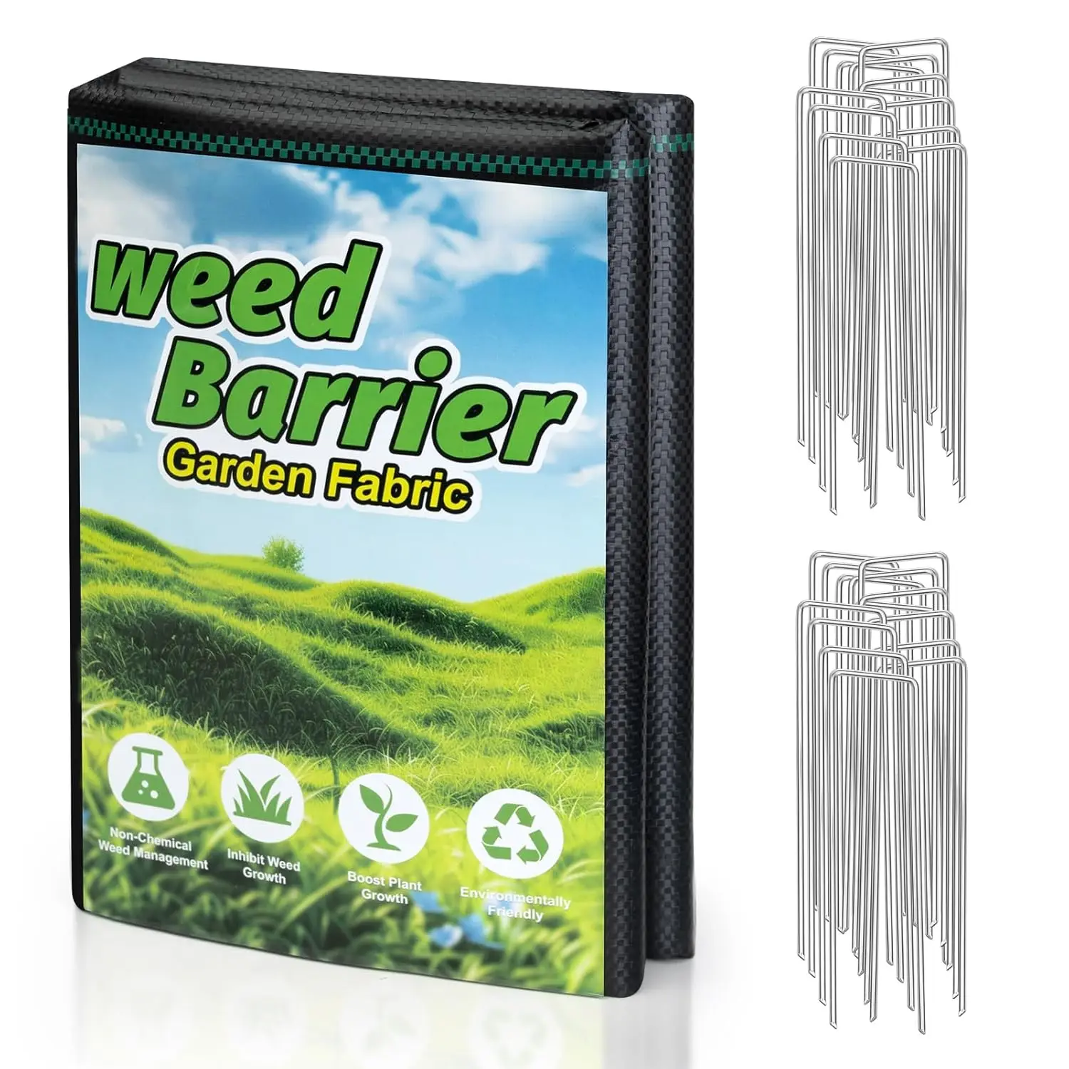 4FT x 100FT Weed Barrier Landscape   , 3.2oz Weed Barrier Landscape    Heavy Duty, Landscape    for Ground Cover in Gard