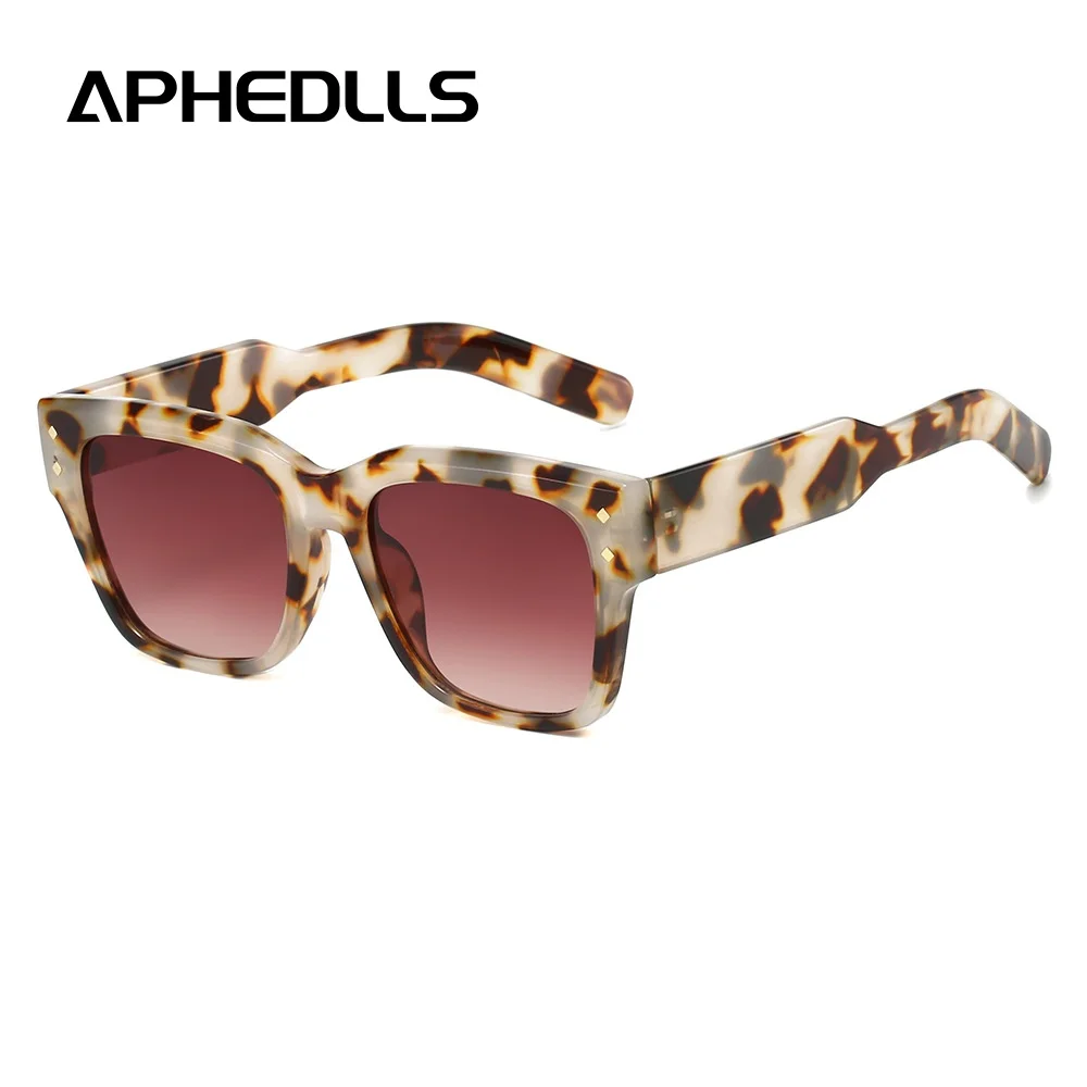 

European and American Simple Retro Square Glasses Trendy Men's and Women's Anti-Uv Sunglasses