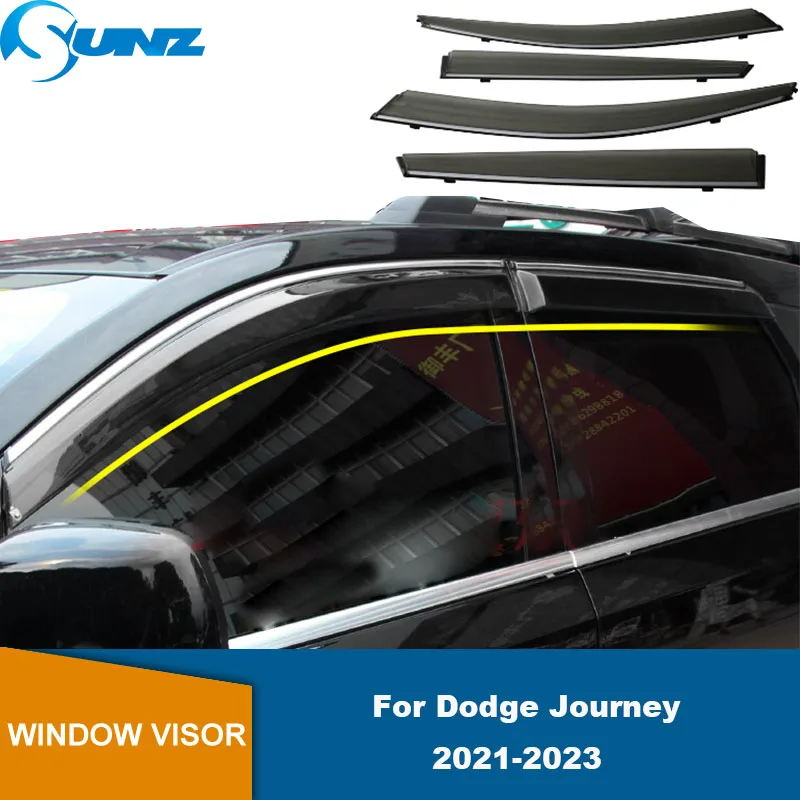 

Window Deflector For Dodge Journey 2021 2022 2023 Car Window Wind Deflectors Tinted Weathershield Window Visor Awnings Shelters