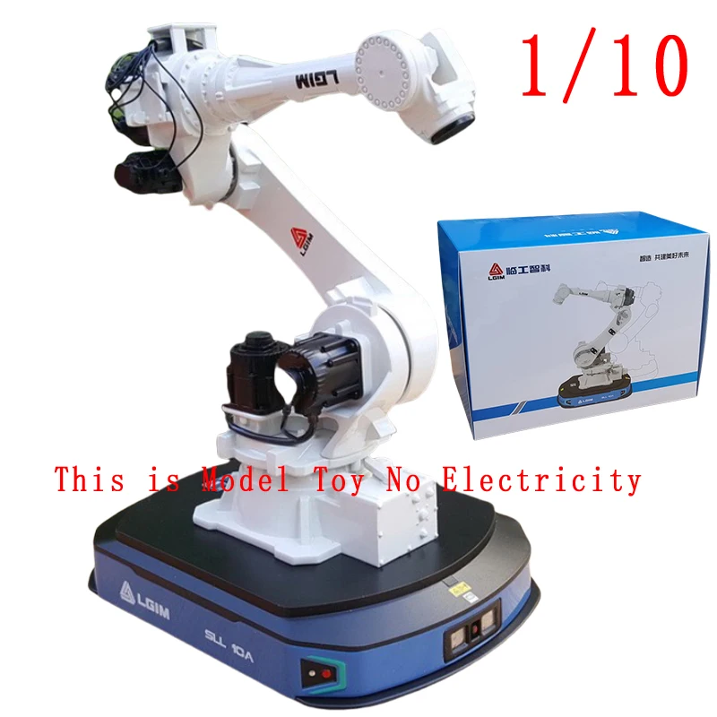 This Model Toy No Electricity Diecast 1/10 LGIM Intelligent Robot Model Alloy Model Robotic Arm Collection Display Original Box