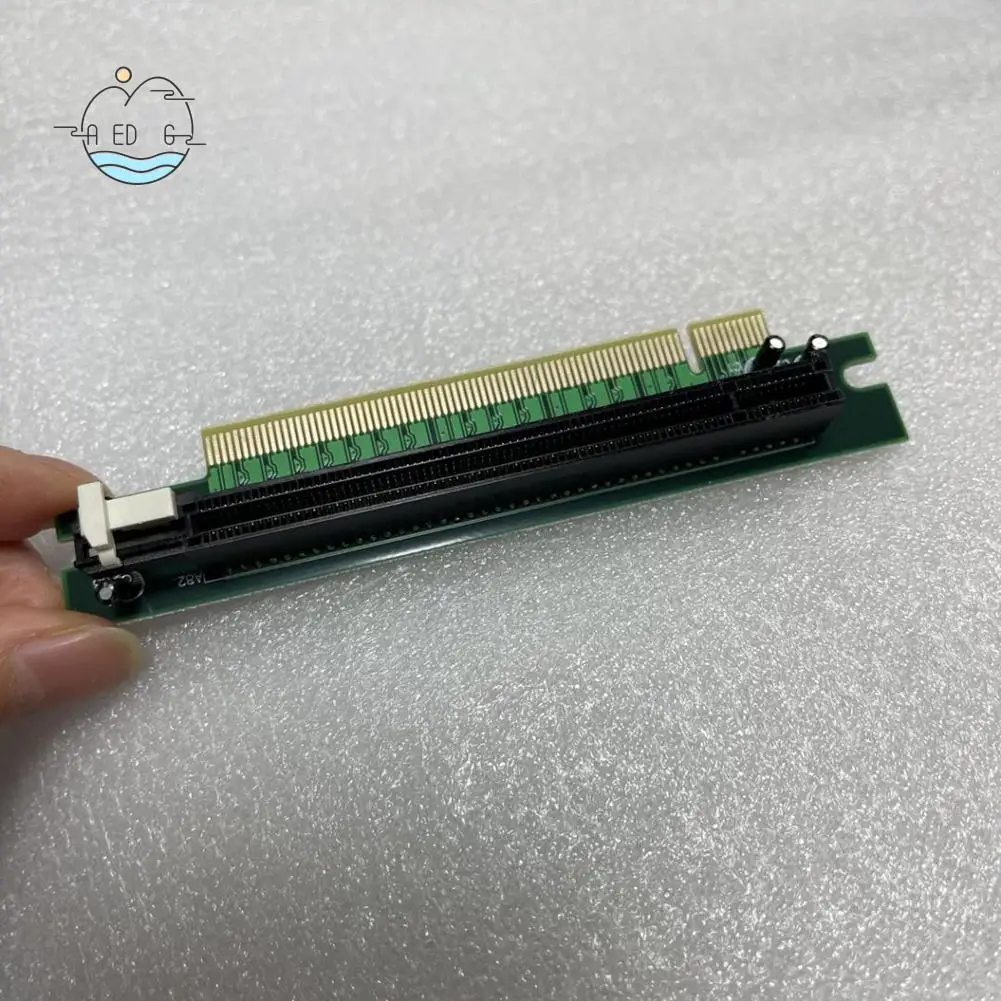 AED6-PCI-E 16X Riser Card 90 Degree Pci-E Pci-Express 16X To 16X Slot Right Angle Extender Protector Riser Adapter Card