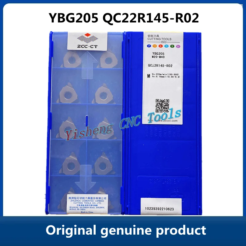 Free Shipping YBG205 QC22R145-R02 100% Original CHINA ZCCCT Cutting Tool