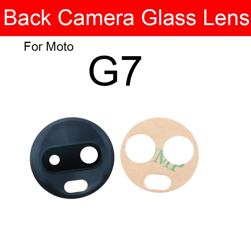 Back Camera Glass Lens For Motorola Moto G7 Power G8 G9 Plus Play G8 Power Lite Rear Camera Lens Glass With Adhesive Sticker