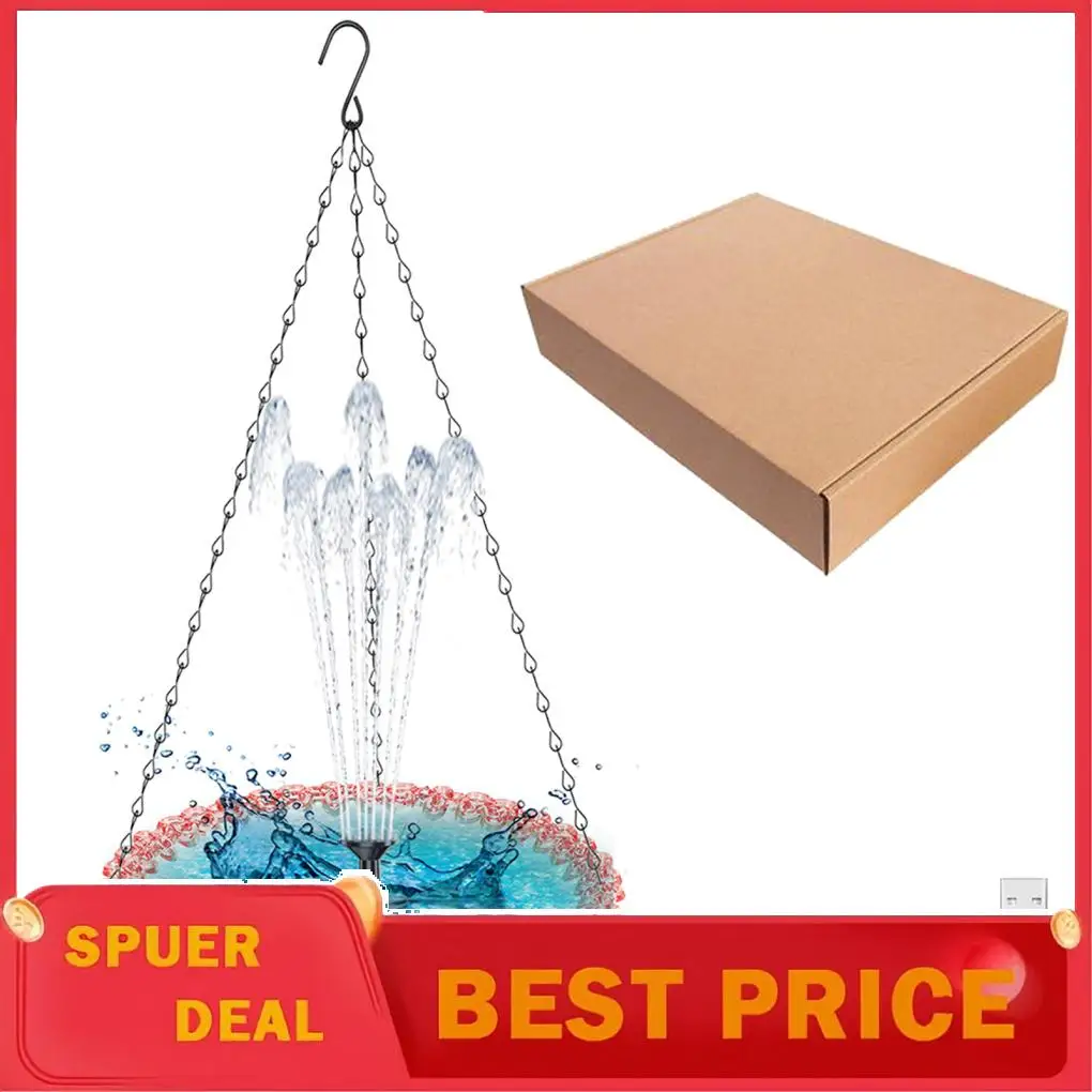 Garden Floating Fountain Advanced ABS And Metal Construction For Long-lasting Enhancing Beauty