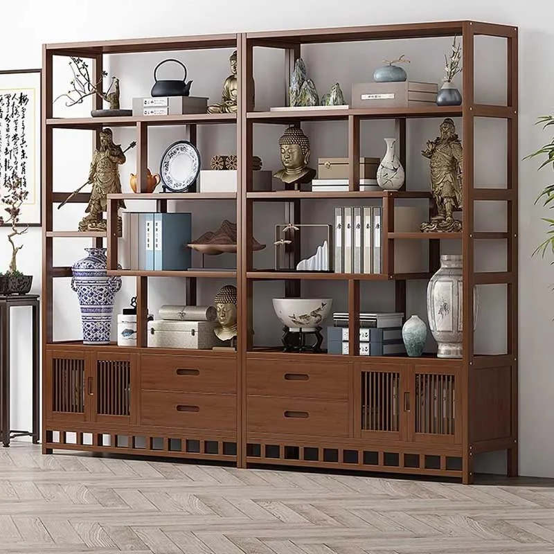 Wooden Librero Living Room Cabinets Space Saving Shelf Home Locker Living Room Cabinets Organizer Cajonera Postmodern Furniture