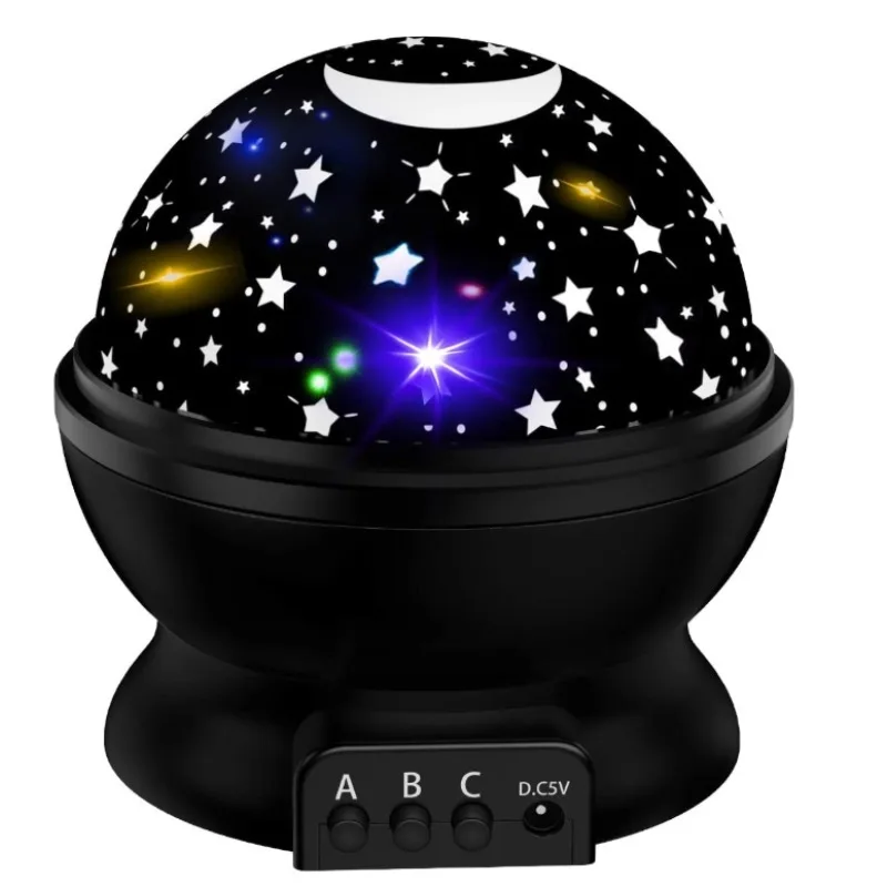USB 3D Night Light Projector DC5V Smart Home Star Interior Decoration Night Light