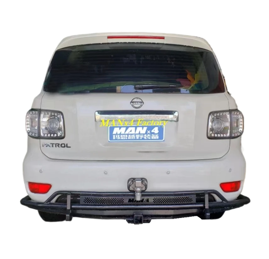 

TOP Off-Road Desert Lightweight Steel Rear Bumper for Patrol Y62 Armada