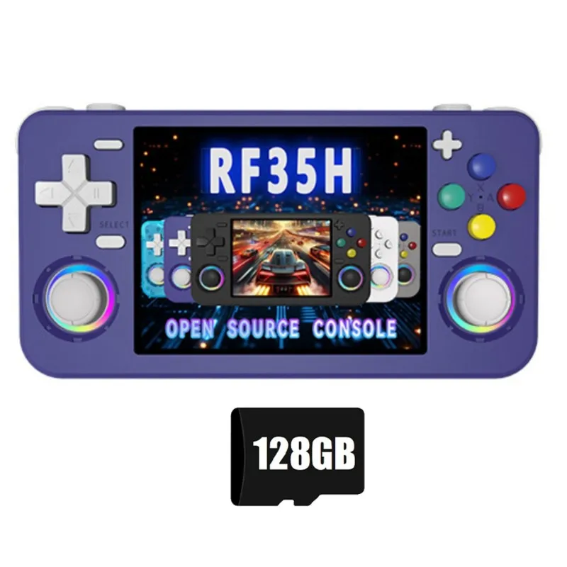 

Портативная игровая консоль A13E-RF35H с 3,5-дюймовым IPS-экраном, более 22000 игр, Wi-Fi, поддержка ретро-игр и более 30 эмуляторов