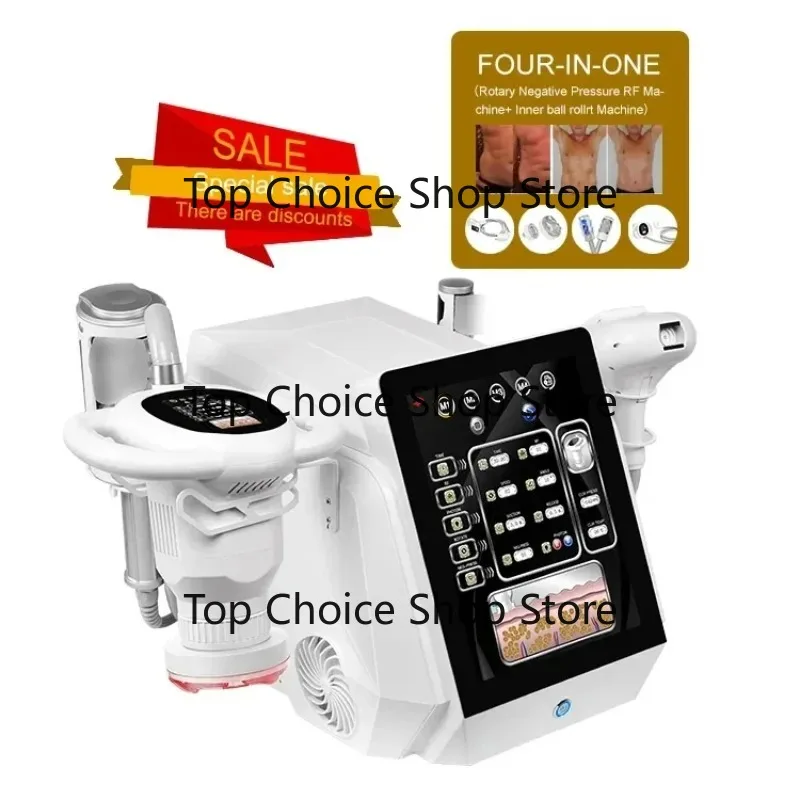 Porta-ble Professional 4 Handle Newest Roller Massage Physiotherapy Vacuum Roller Slim-ming F-at Body Shaping Machine