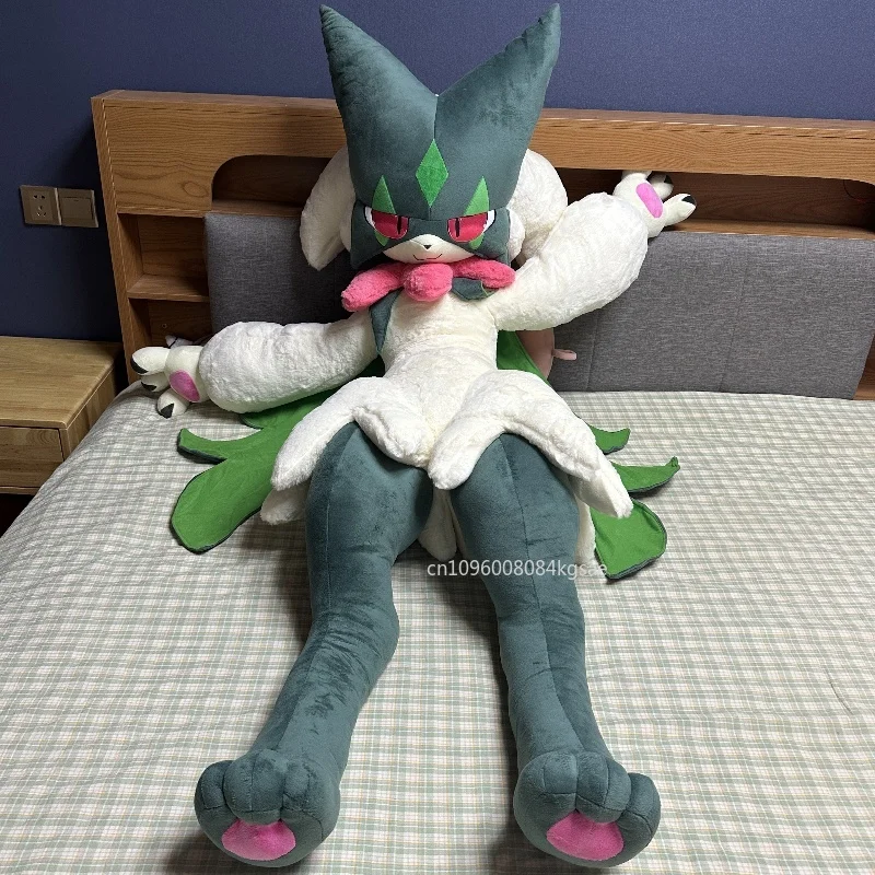 

New Super Big Size Meowscarada2.0Stuffed Plushies Pokemon Full-length 170cm Anime Cartoon Collect Plush Decoración Children Gift