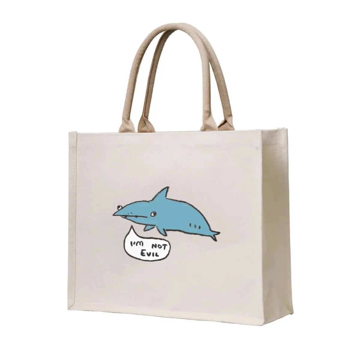 

Sharks Aren't Evil Tote Bag Cloth bag Shopper bag shopper bags Big