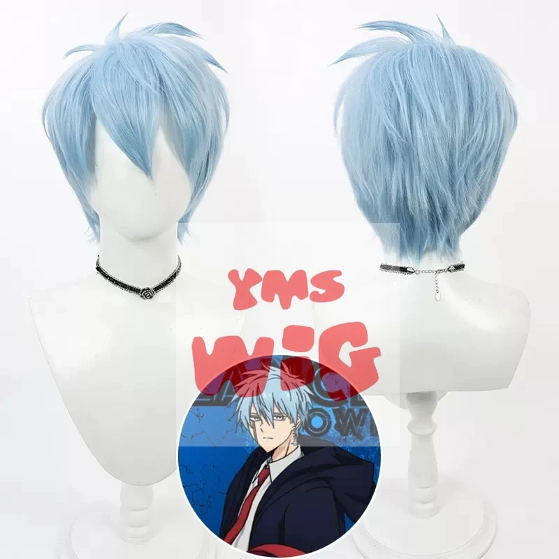 

Аниме Mashle: Magic and Muscles Lance Crown Косплей Парик Синий Короткие Термостойкие Синтетические Волосы Хэллоуин Ролевая Игра Вечеринка