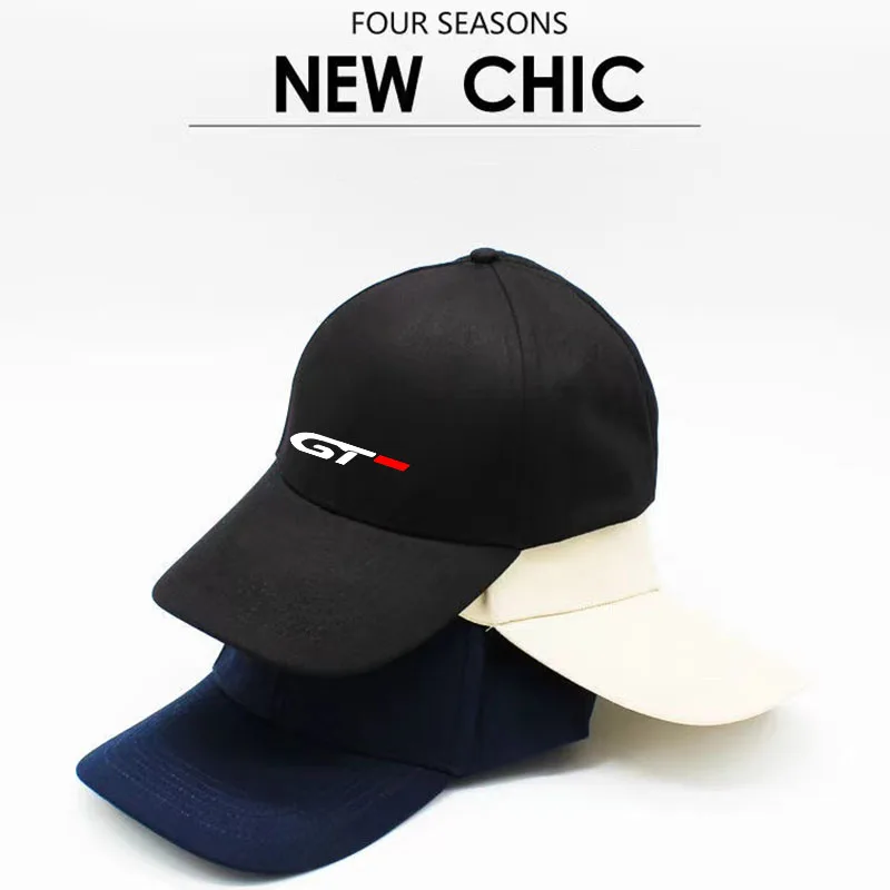 Fashion Hip Hop Baseball Cap Outdoor Sun Hats Sports Leisure Caps for Peugeot gt gti gtline 508 5008 3008 208 2008 308