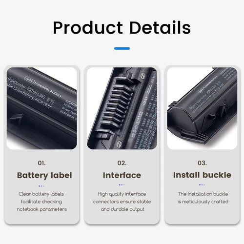 Imagen 2 del producto Batería K104 KI04 para ordenador portátil, Pila de HSTNN-DB6T para HP N2L84AA, HSTNN-LB6S, edición especial de Star Wars, 15-an005TX, 800049-001 TPN-Q158