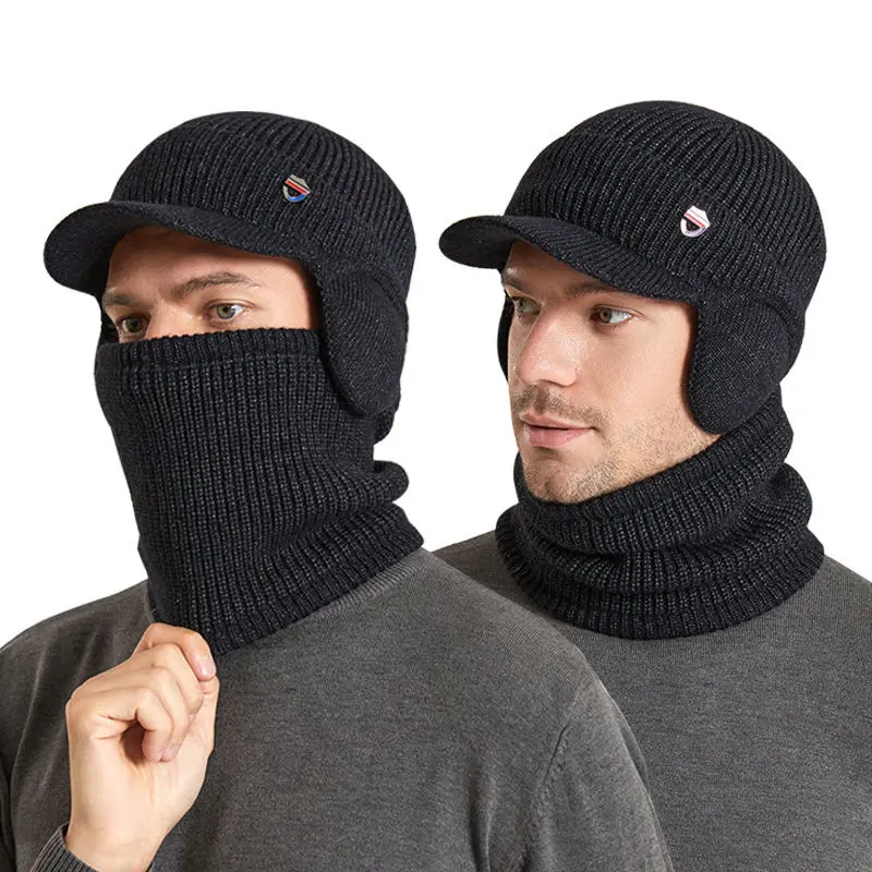 

Термальная Балаклава, маска для лица с шарфом, зимняя ветрозащитная шапка-бини на флисовой подкладке для катания на лыжах, сноуборде, мотоцикла, спорта на открытом воздухе