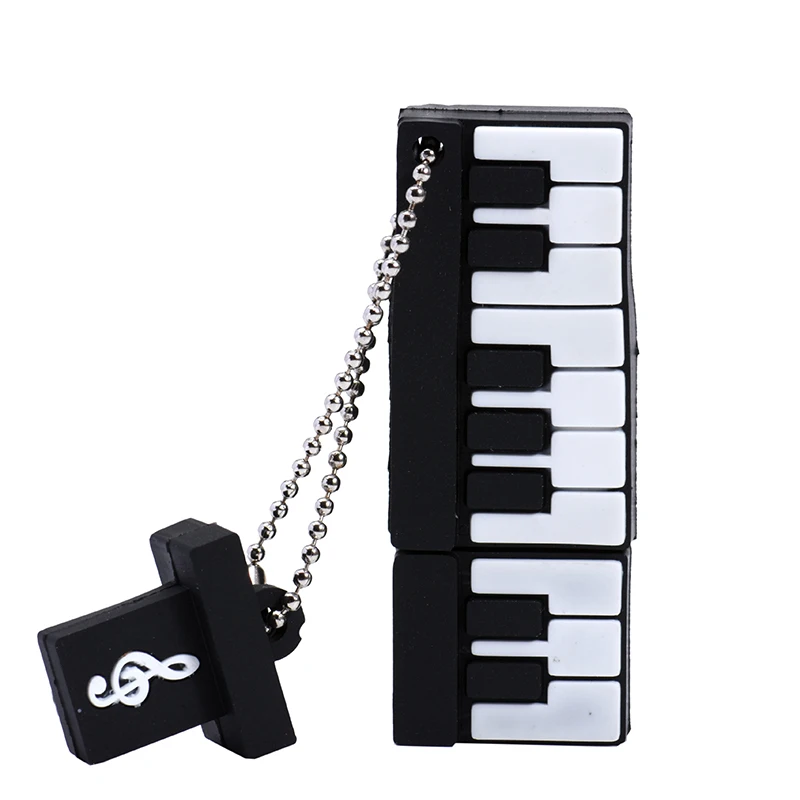 Modelo de órgano electrónico unidad Flash USB 64GB regalos creativos para niños Pen Drive llavero gratis memoria Stick música Pendrive