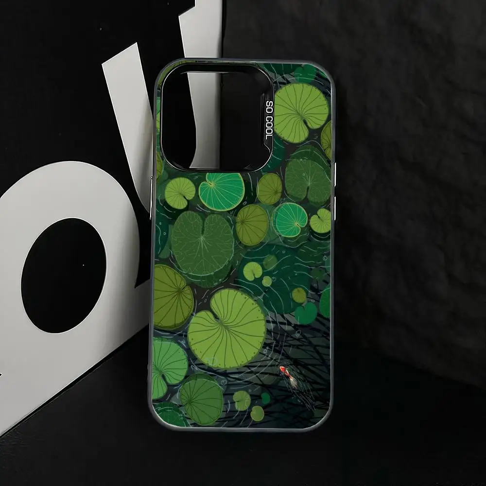 حافظة لوتس ليف كوي لهاتف آيفون 17 16 15 14 13 12 11 برو/ ماكس/ بلس غطاء خلفي مقاوم للصدمات مضاد للبصمة #5