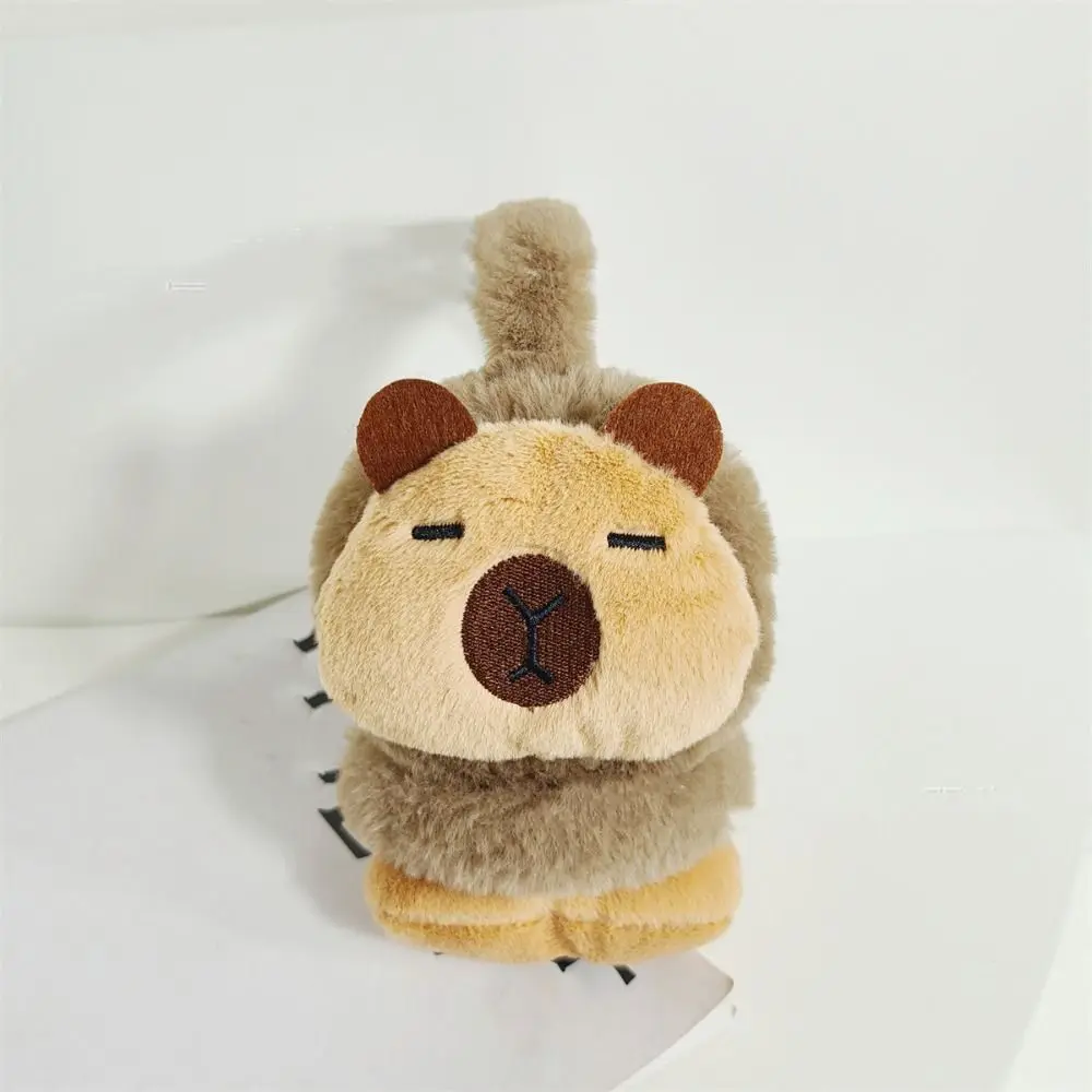 Cache-oreilles épais en peluche de dessin animé Capybara, cache-oreilles, couvre-oreilles, coupe-vent, pliable, garde au chaud, mode, ski, hiver