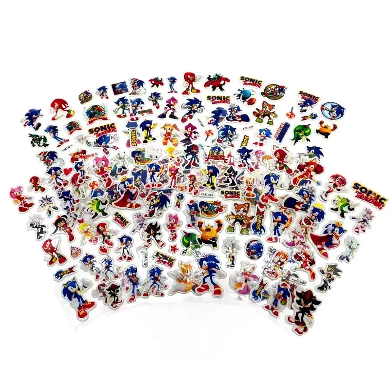 12 ورقة من ملصقات PVC غير المتكررة لحفلات الأطفال هدايا صغيرة #1