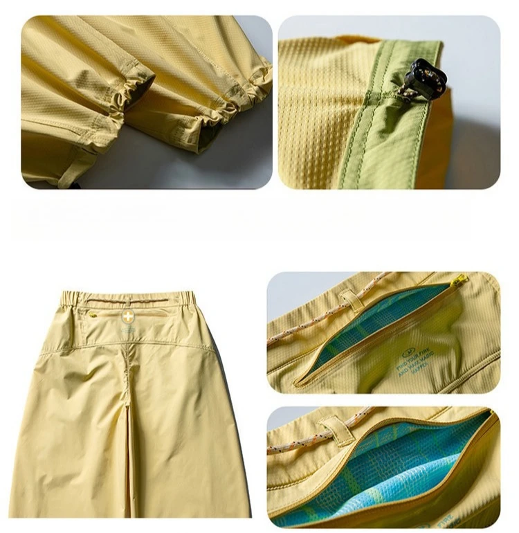 Herren Outdoor Wasserabweisende Leichte Cargohose – 3D-Schnitt, Schnelltrocknend & Atmungsaktiv für Wandern & Freizeitkleidung – Detail 9