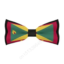 New Polyester Grenada Flag Bowtie for Men Fashion Casual Men's Bow Ties Cravat Neckwear For Wedding Party Suits Tie