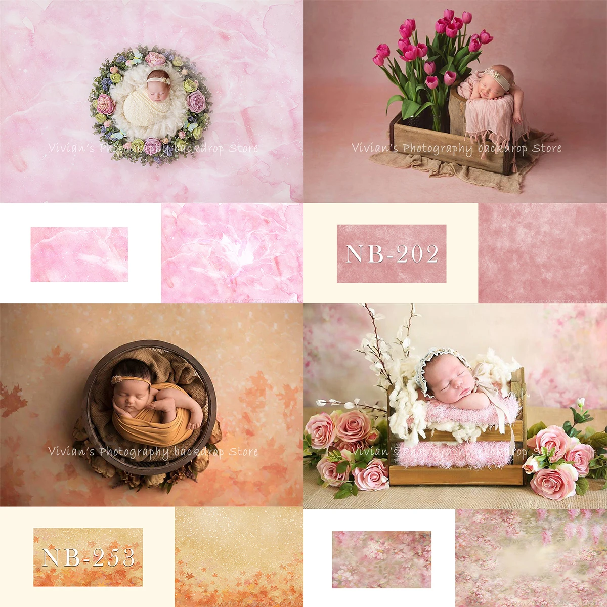 Solid Color Photography Backdrop for Baby Shower Newborn Birthday Background Maternity Photostudio Pure Retro Colorful Photozone