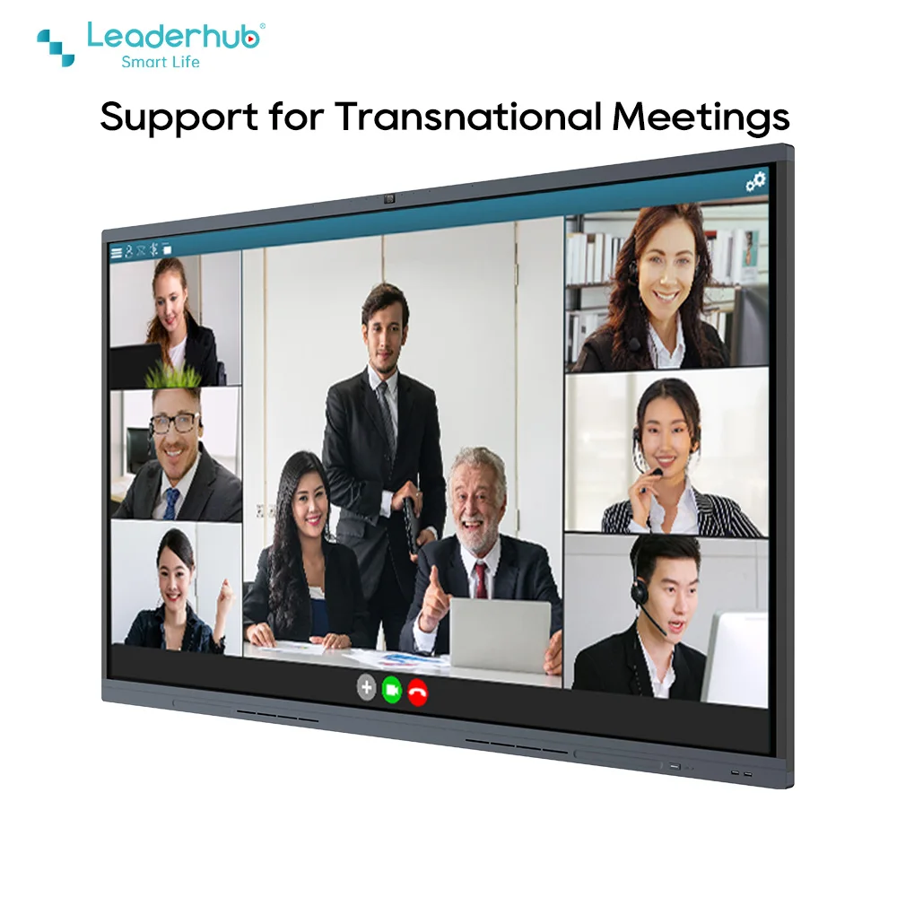 Purchase Agents In China Leaderhub 75" Touchscreen Board With 4K Visual And Multi-User Collaboration Writing