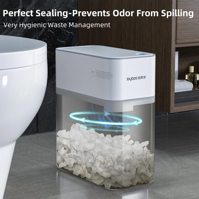 Smart Bathroom Electronic 15l Automatic Sensor  Without White Home basket for domestic toilets and bathrooms