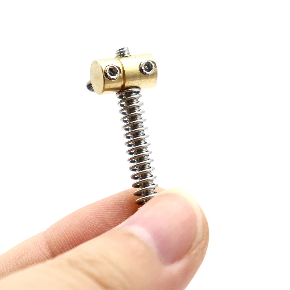 Set mit 6-saitigen E-Gitarren-Stegsattel-Befestigungsschraube, fester Saitensattel für TL E-Gitarren-Zubehör – Detail 5