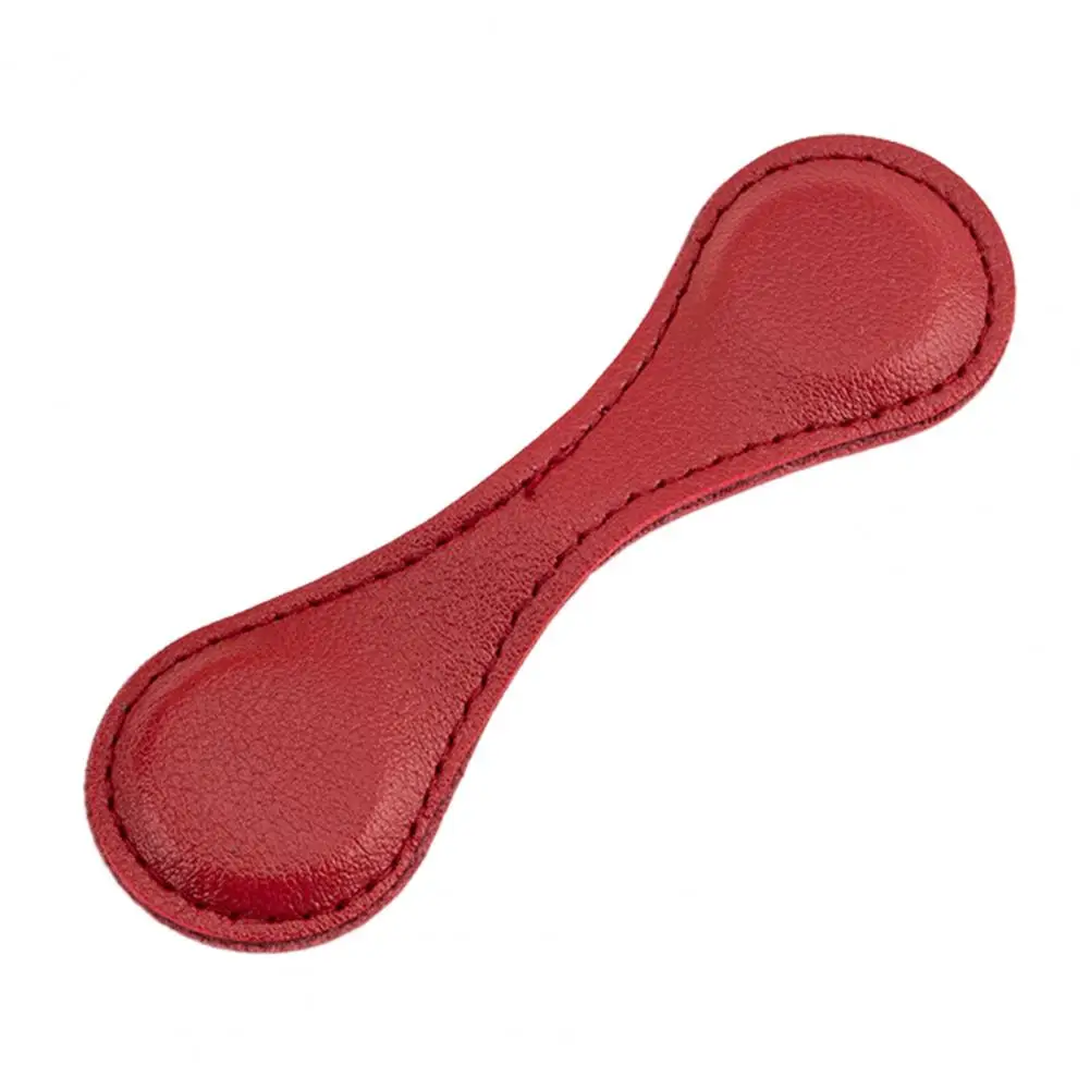 Handmade Magnetic Bookmarks Handmade Faux Leather Bookmark with Secure Clip Design Imitation for Reading