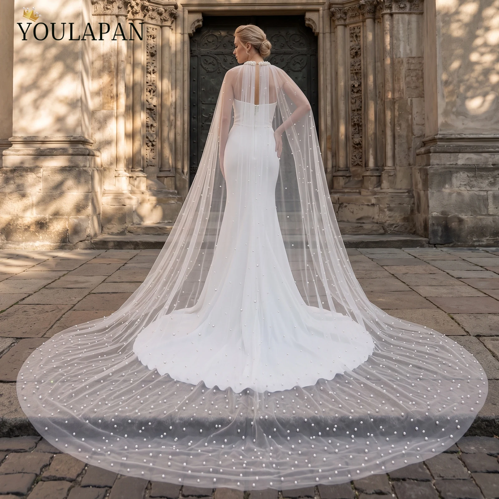 topqueen-bolero-mujer-para-vestido-bridal-pearl-tulle-shawl-3m-length-luxury-women-pearl-top-evening-wedding-accessories-vg117