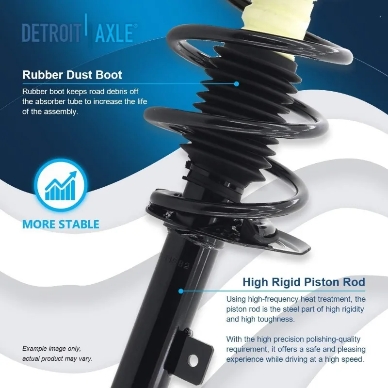 10 قطع من طقم التعليق الأمامي لـ 2009-2012 دودج كاليبر 2010 2011، 2 دعامة جاهزة، 2 أذرع تحكم سفلية مع وصلات كروية #4