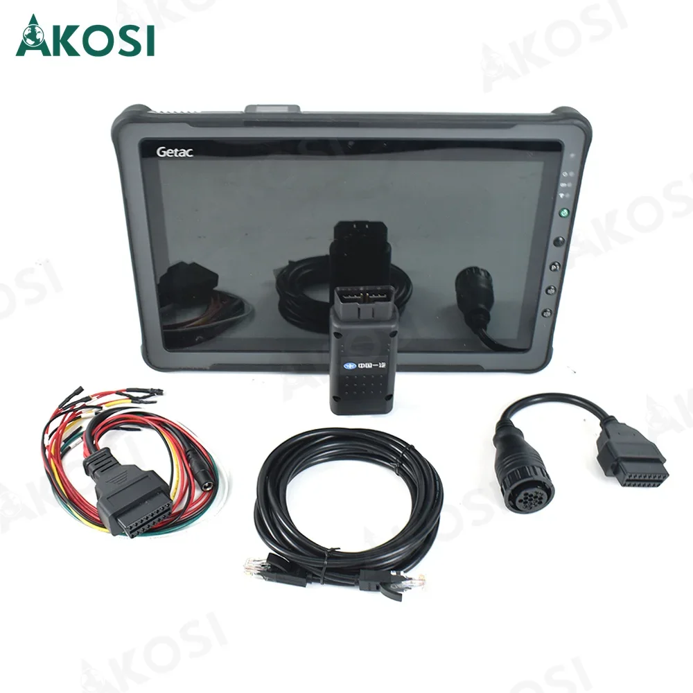 New For FAW diagnostic tool Transmission Control Construction industrial heavy ABS Control Unit Scanner tool+Getac F110 Tablet