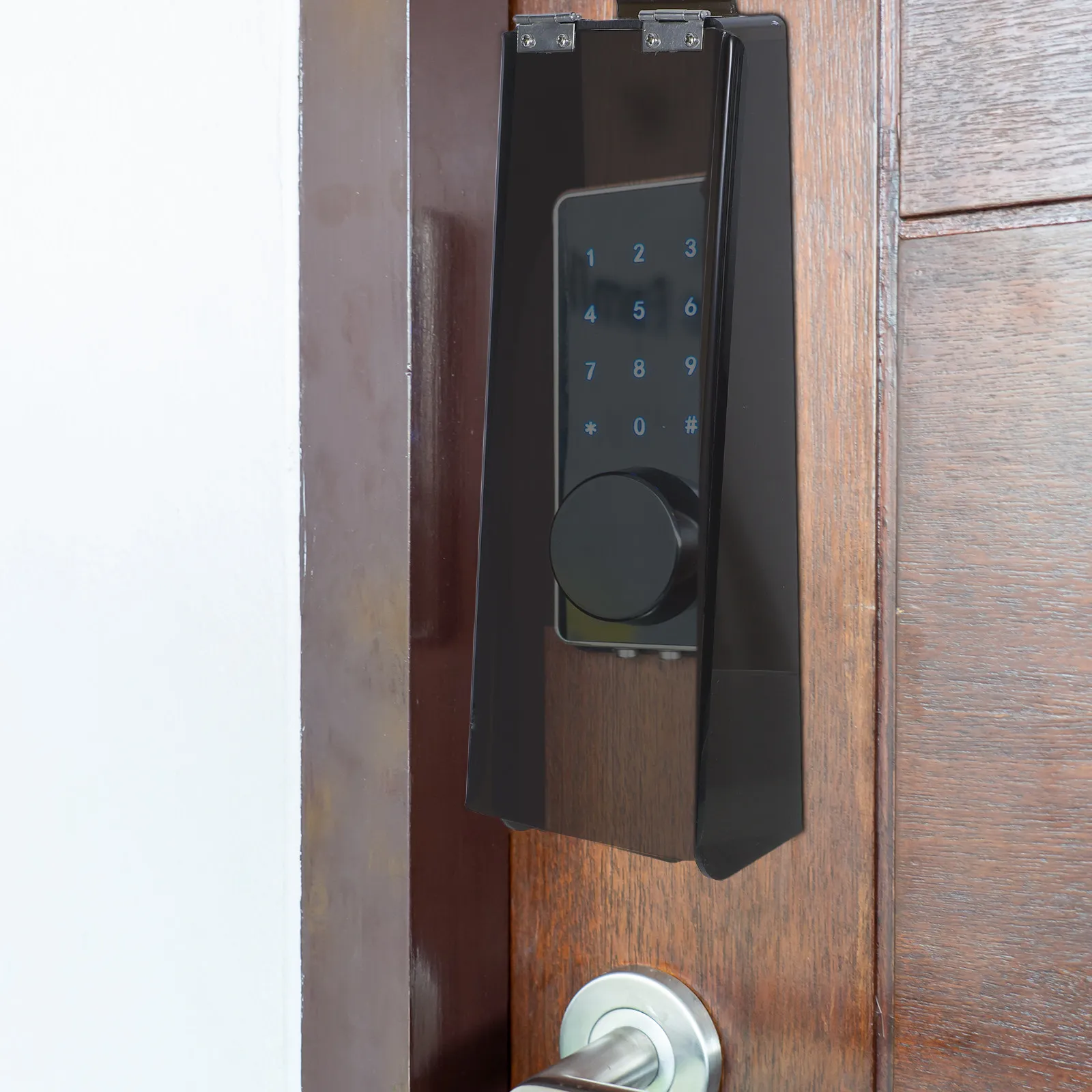 Outdoor Electronic Lock Rain Cover Weatherproof Protective Case Fingerprint Door Lock Access Control Rainproof Keypad Shield