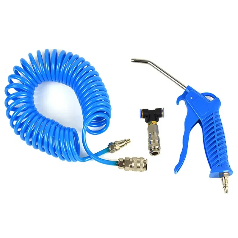 Zestaw do czyszczenia: wąż do odkurzania kurzu 5M, wąż odrzutowy, pistolet do odkurzania powietrzem, zestaw do czyszczenia ciężarówek, dysza stalowa 5,5mm, zestaw narzędzi do rozpylania.