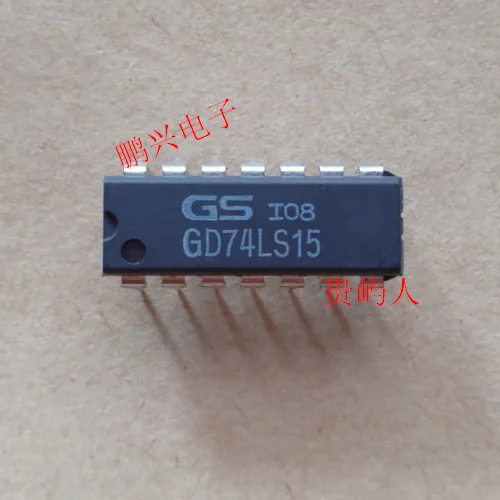 

Free shipping GD74LS15 IC DIP-14 10PCS