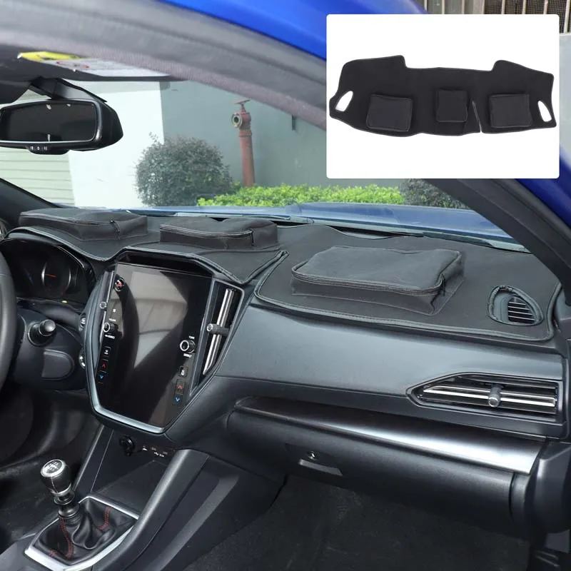 

For Subaru WRX/Levorg 2022+ Car Interior Instrument Panel Storage Sunscreen Pad Oxford Cloth Automotive Storage Accessories