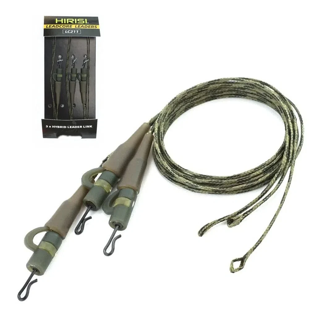 3pcs Lead Free Reverse Bottom Fishing Line Braided Non Lead Core Carp Fishing Line Reverse Bottom Non Lead Core Wire